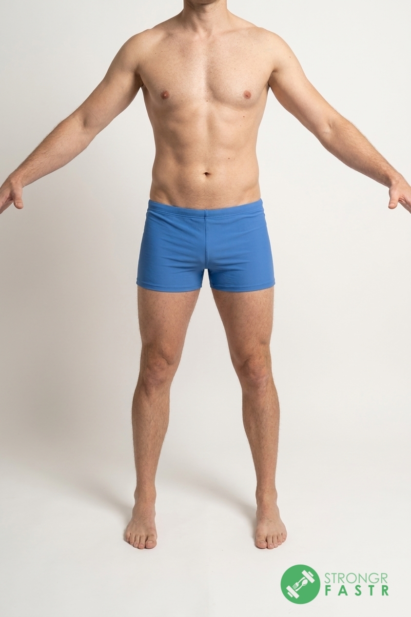 A 6'5", 200 lbs male at about 12% body fat