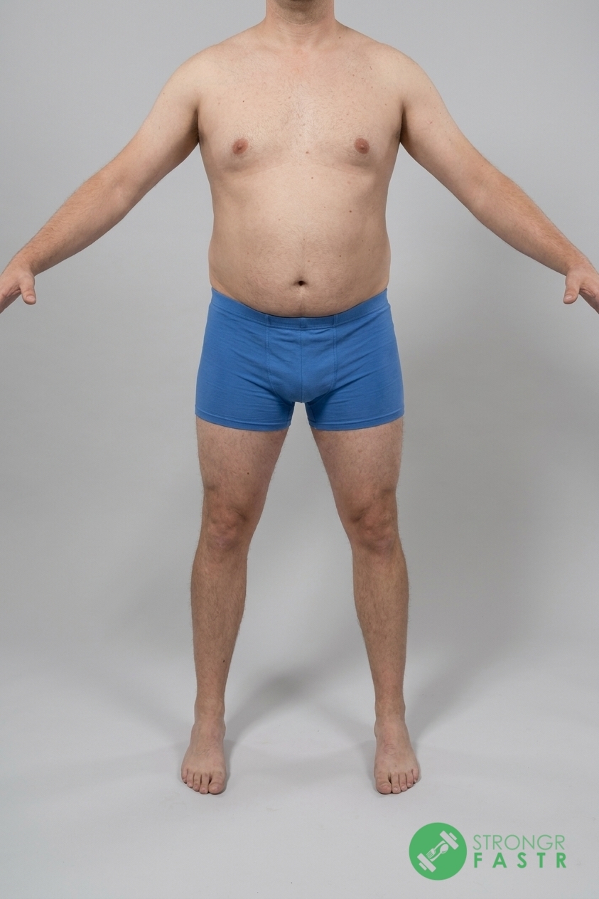 A 5'10", 190 lbs male at about 31% body fat