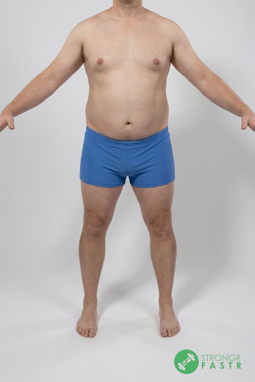 A 5'9", 210 lbs male at about 31% body fat