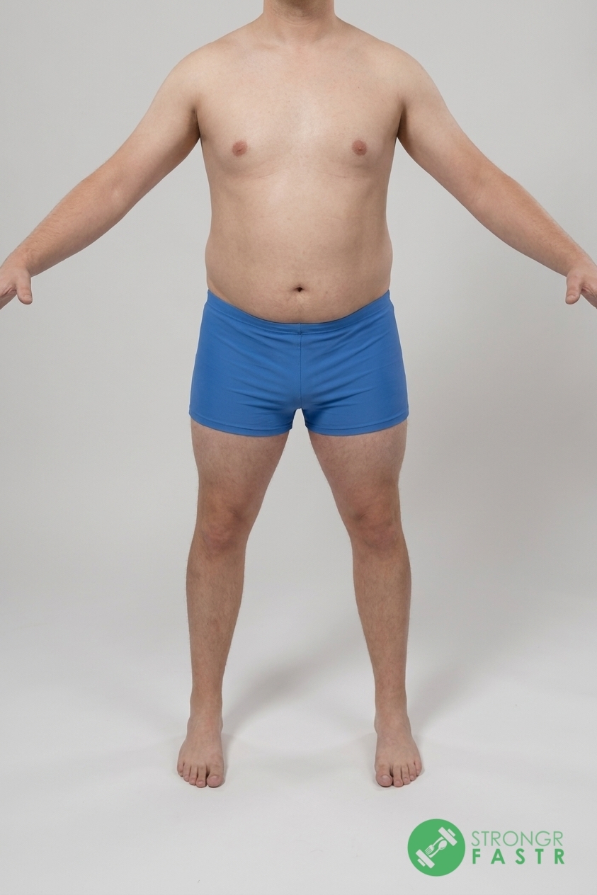 A 5'6", 180 lbs male at about 28% body fat