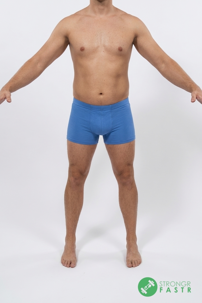 A 5'10", 190 lbs male at about 23% body fat