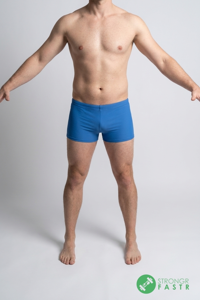 A 5'8", 170 lbs male at about 17% body fat