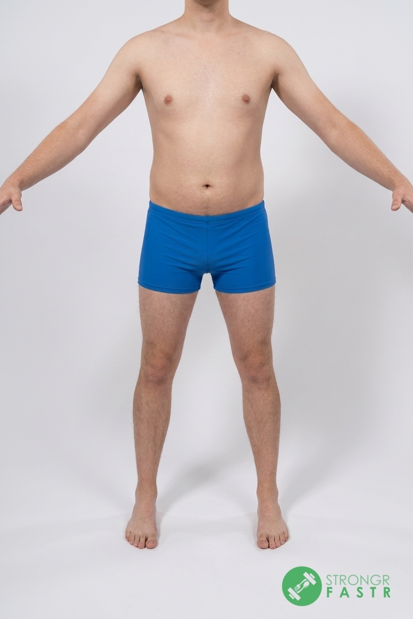 A 6'2", 190 lbs male at about 26% body fat