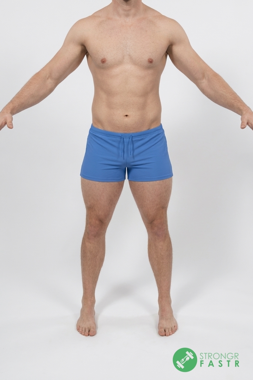 A 6'1", 220 lbs male at about 16% body fat