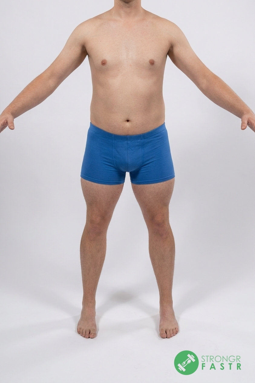 A 5'11", 200 lbs male at about 27% body fat