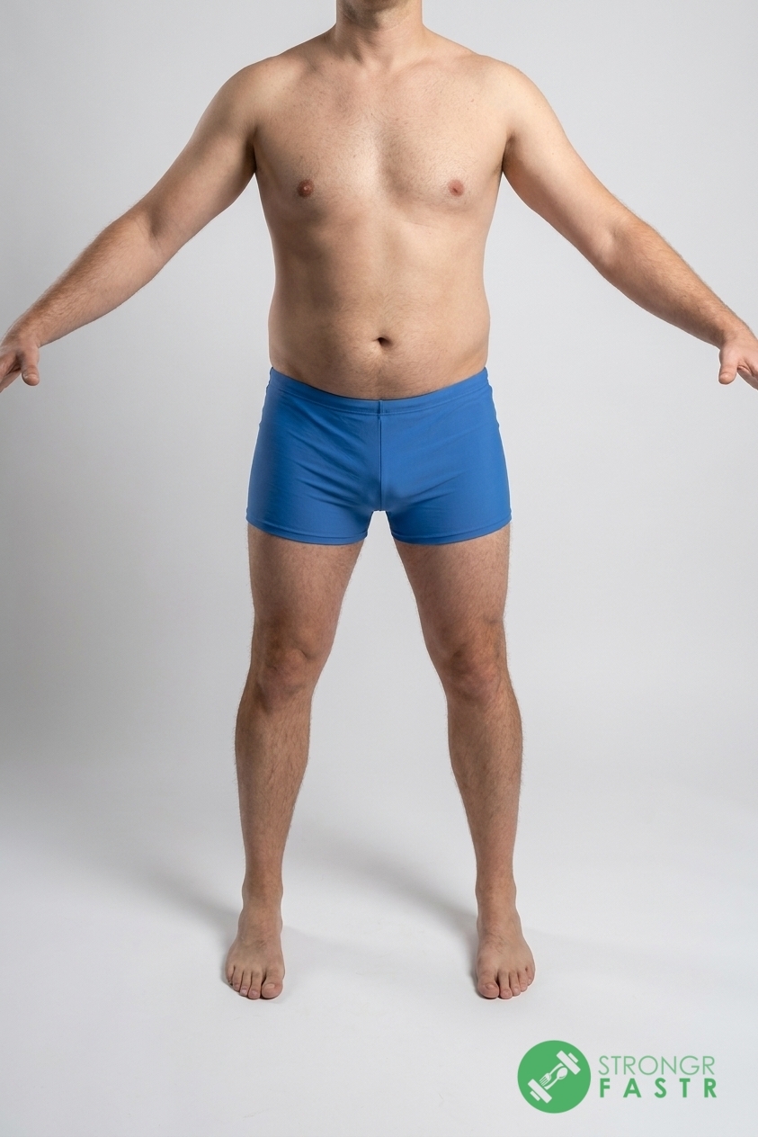A 5'6", 160 lbs male at about 24% body fat