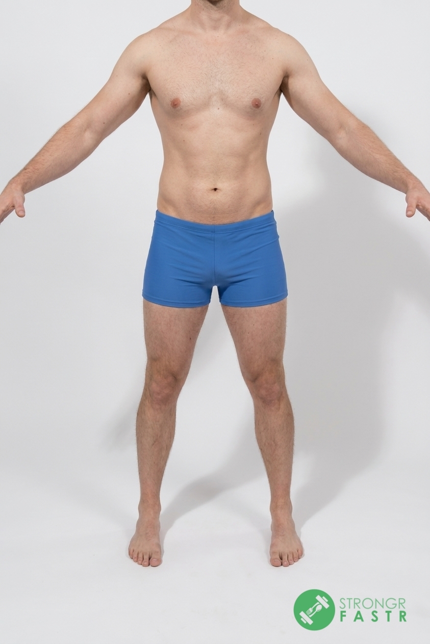A 5'7", 150 lbs male at about 11% body fat