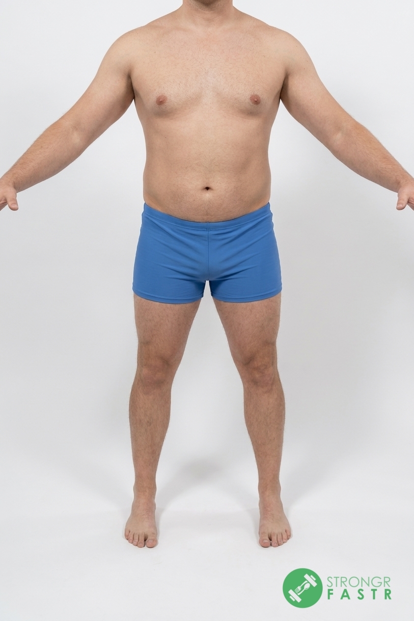 A 6'4", 260 lbs male at about 24% body fat