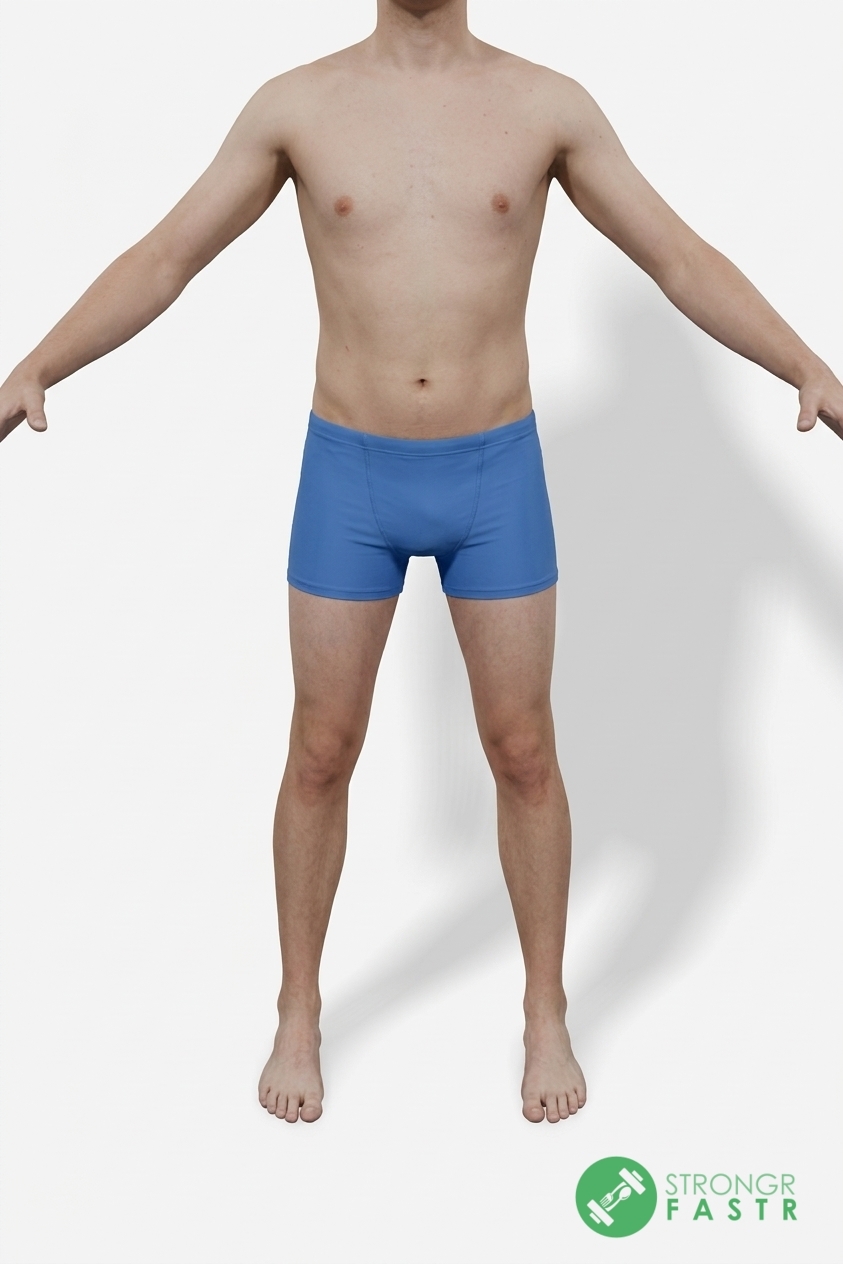 A 6'5", 200 lbs male at about 19% body fat