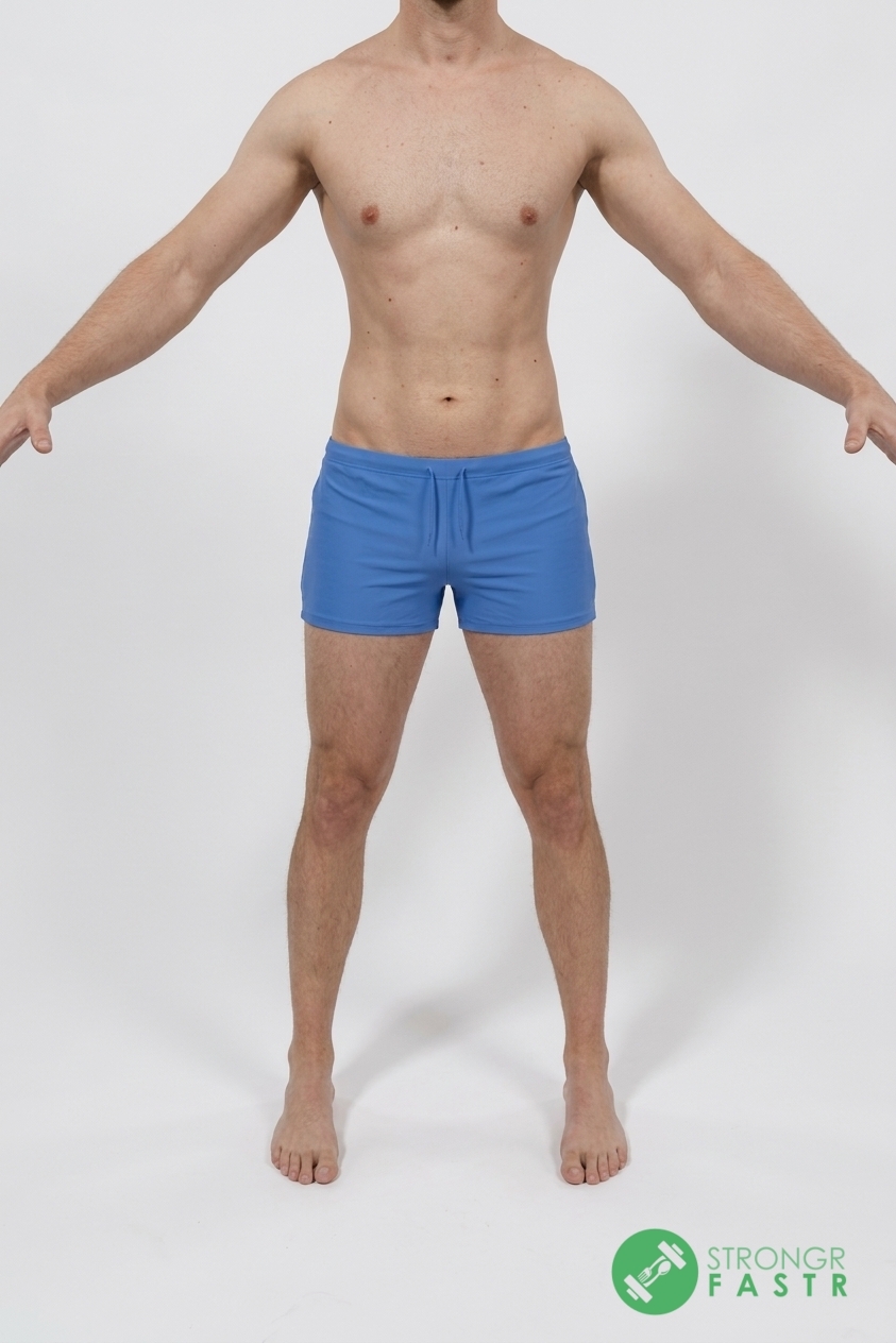 A 5'9", 140 lbs male at about 10% body fat