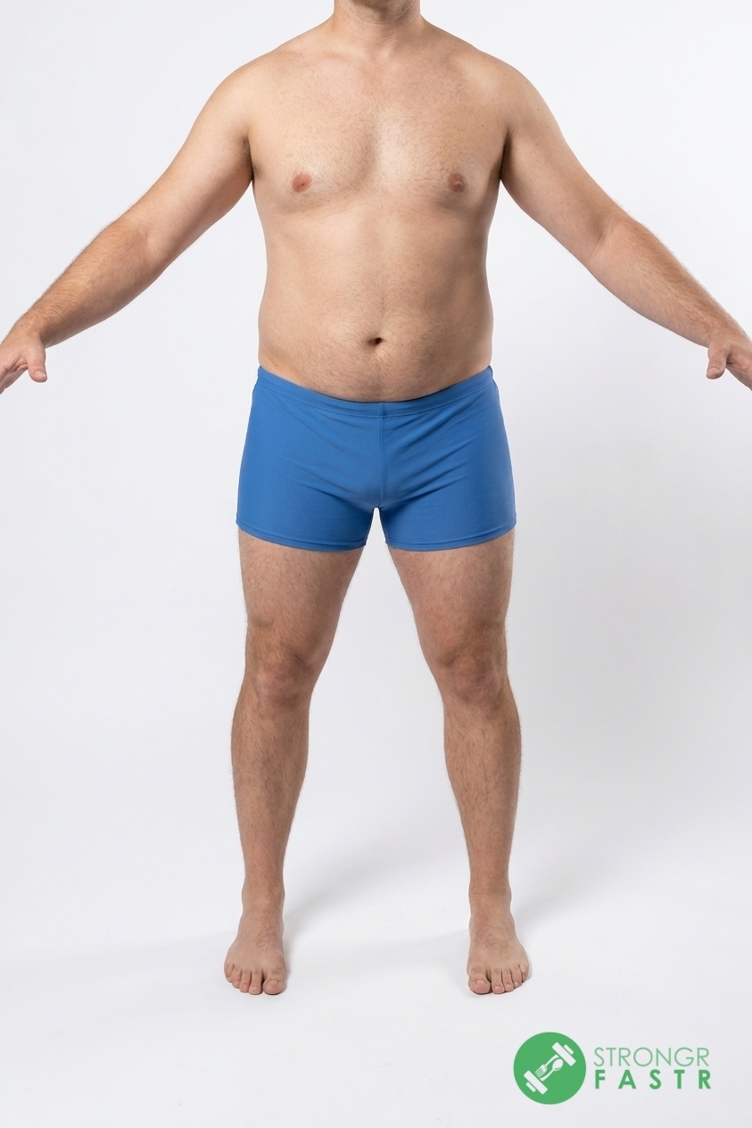 A 5'8", 200 lbs male at about 26% body fat