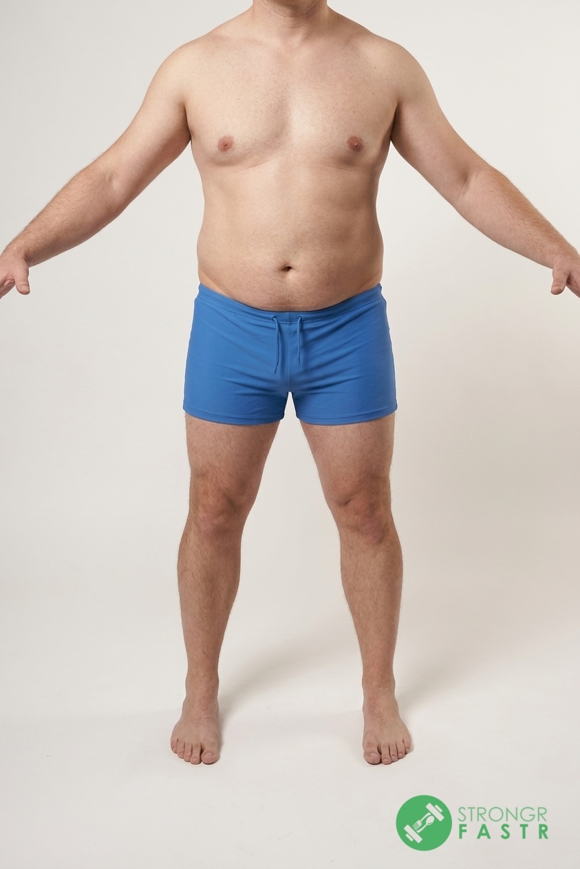 A 5'6", 200 lbs male at about 24% body fat