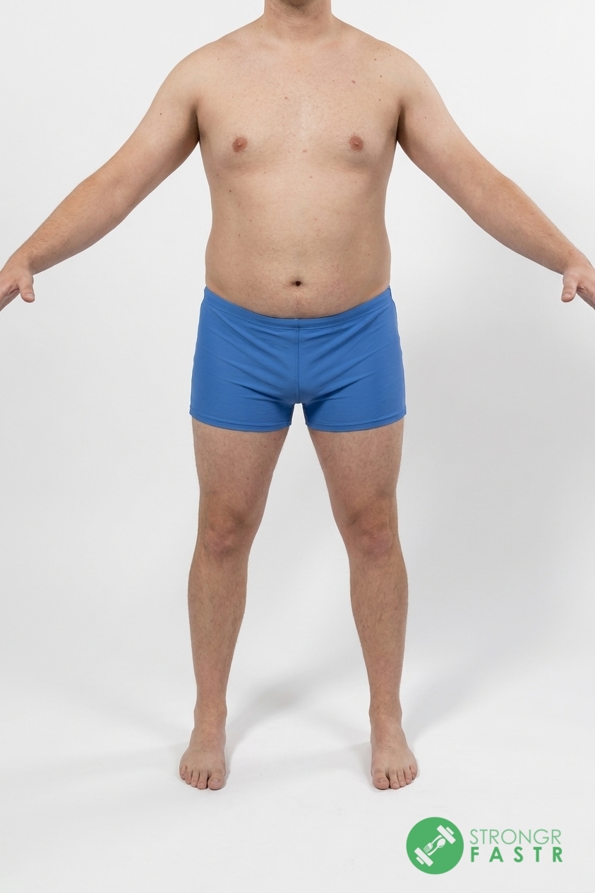 A 6 foot, 220 lbs male at about 28% body fat