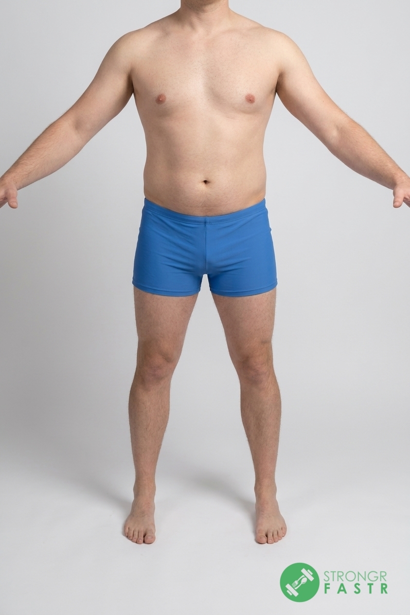 A 6 foot, 220 lbs male at about 23% body fat
