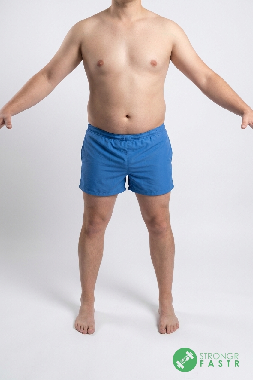 A 5'6", 170 lbs male at about 26% body fat