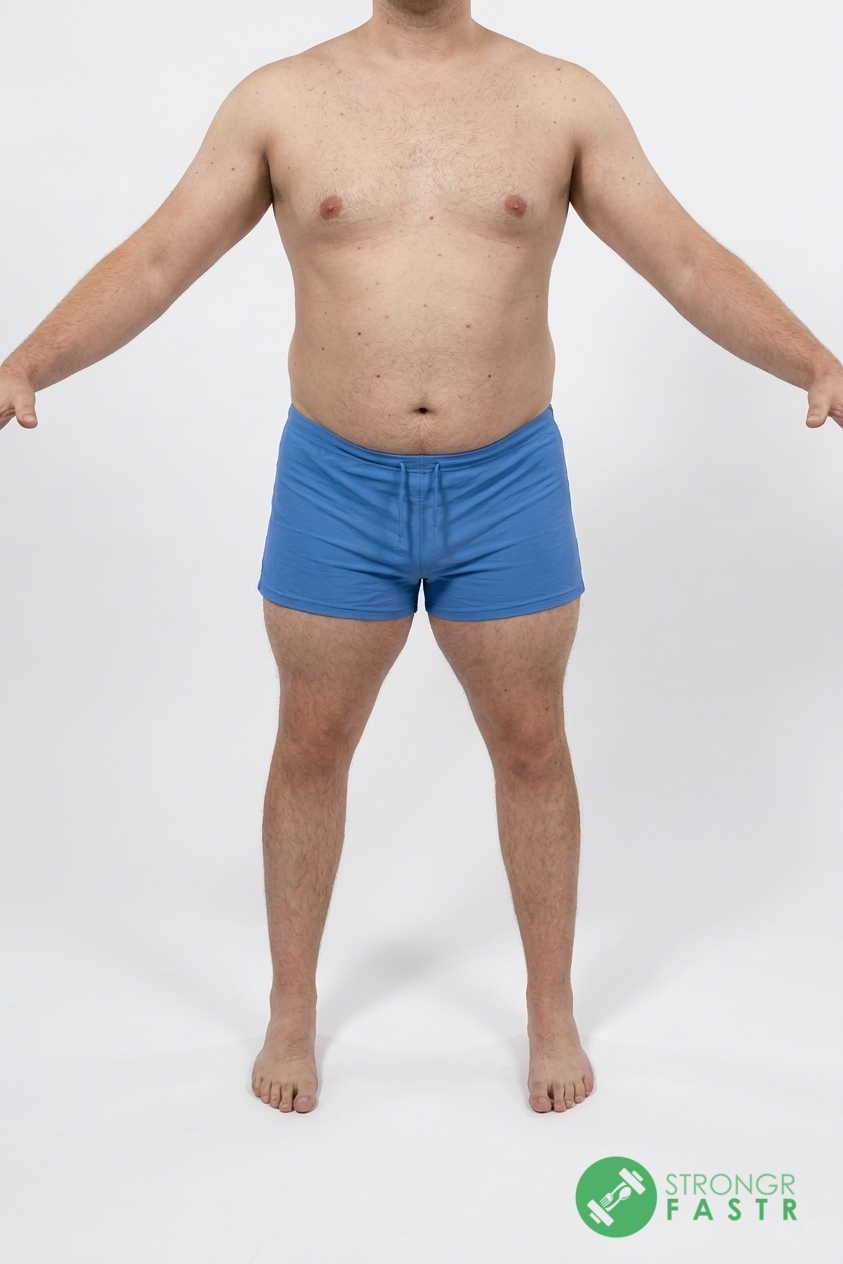 A 5'8", 200 lbs male at about 29% body fat