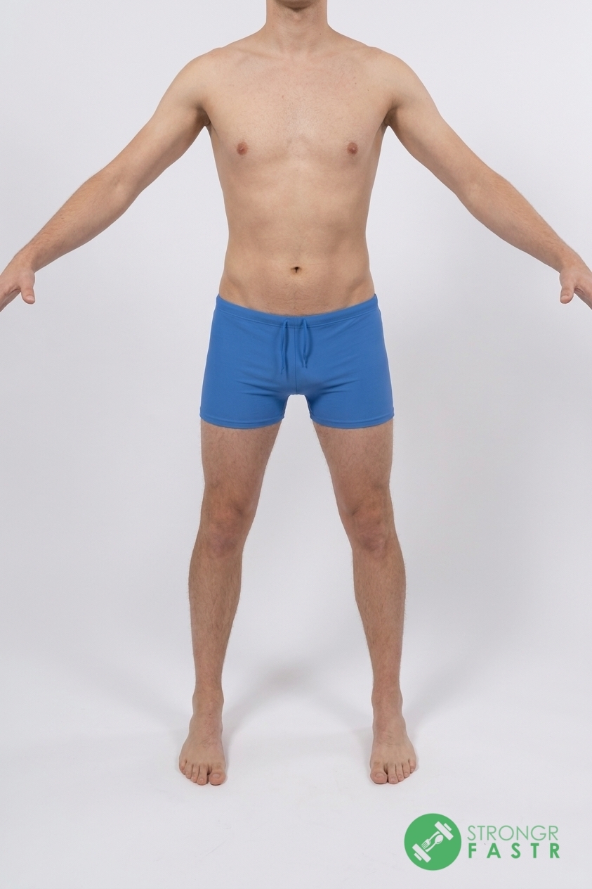 A 5'10", 140 lbs male at about 14% body fat