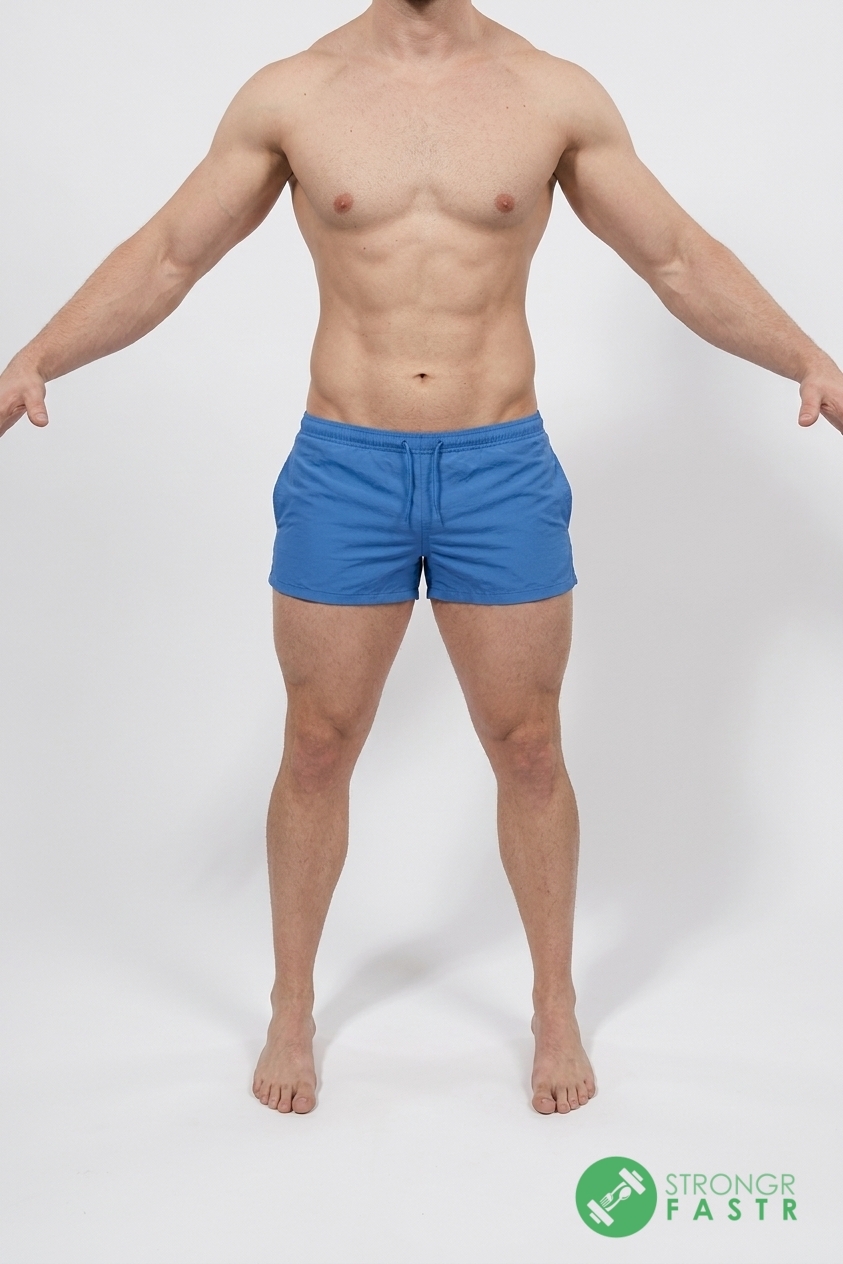 A 5'7", 170 lbs male at about 12% body fat