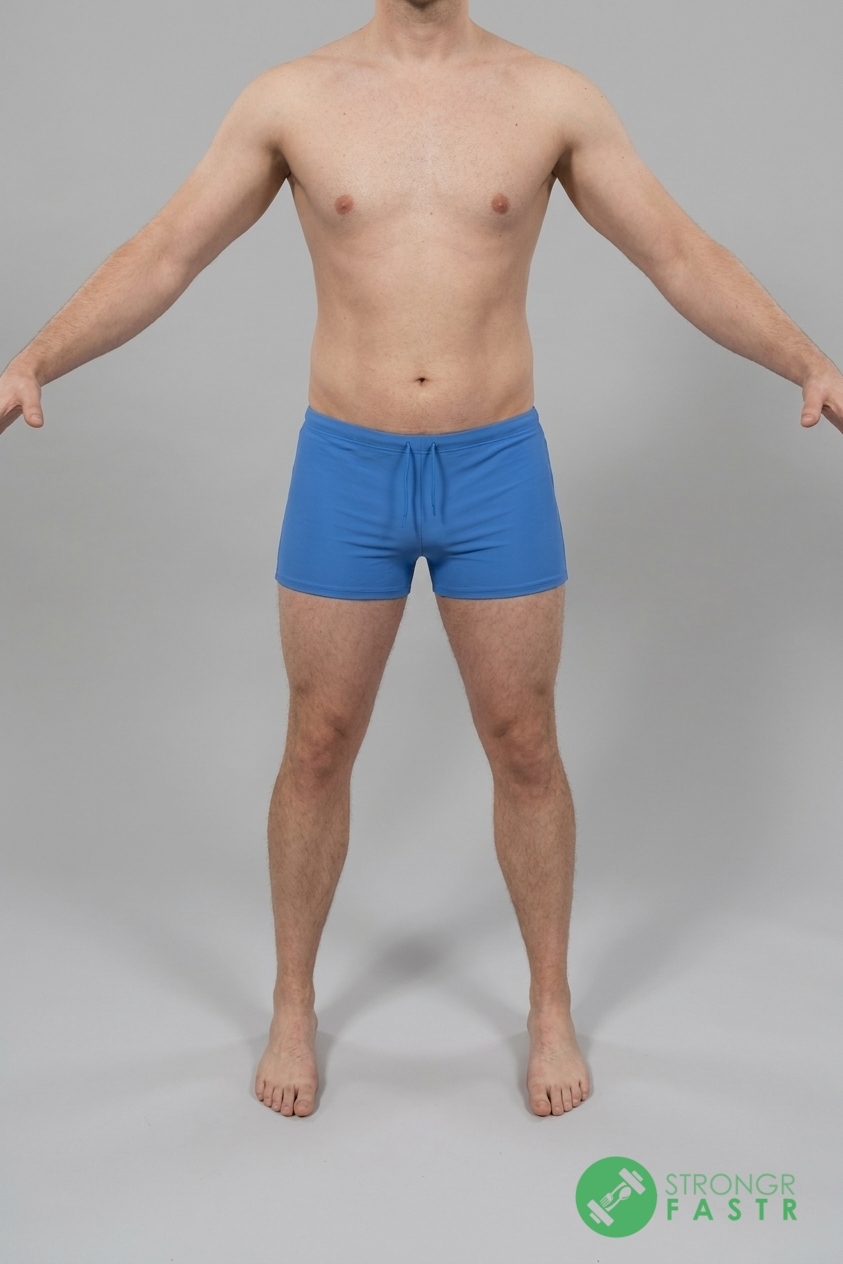 A 5'11", 180 lbs male at about 17% body fat