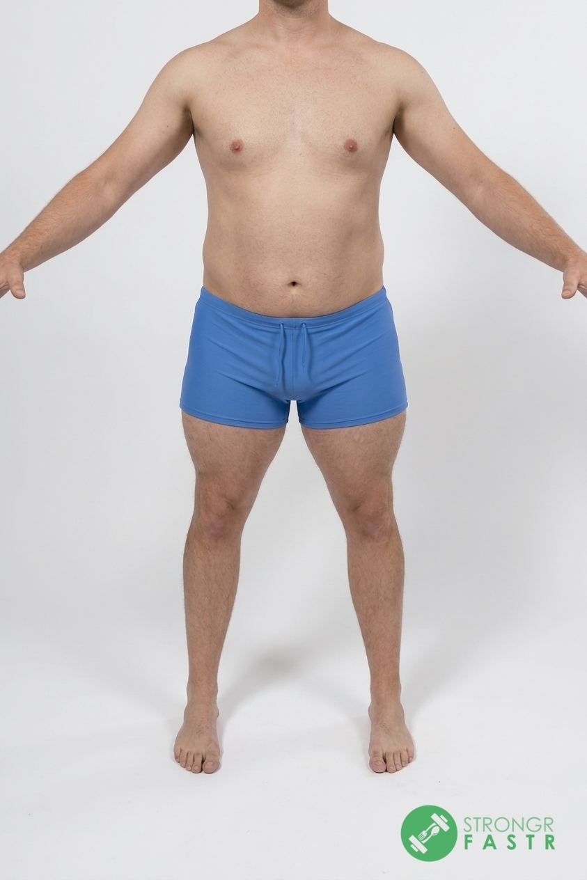 A 5'5", 170 lbs male at about 26% body fat