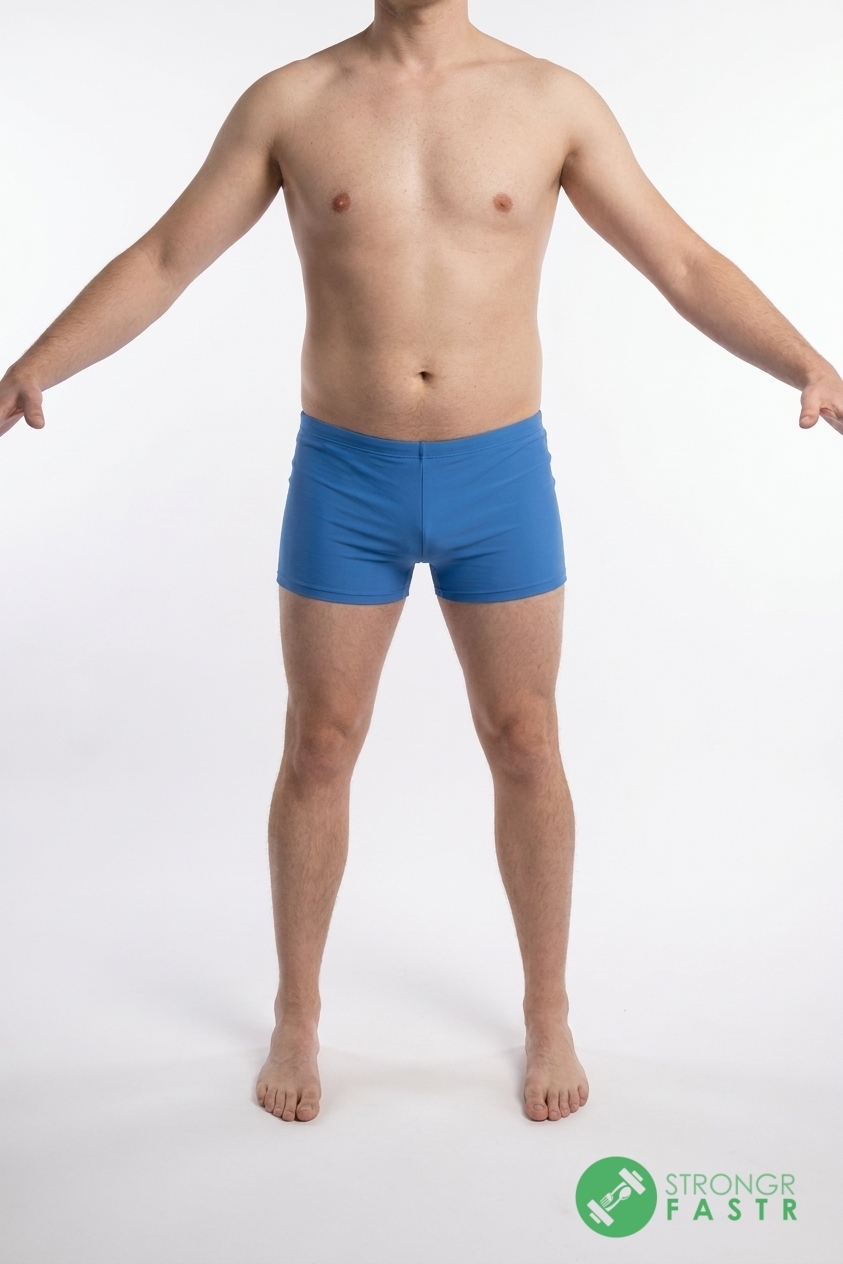 A 6'3", 230 lbs male at about 25% body fat
