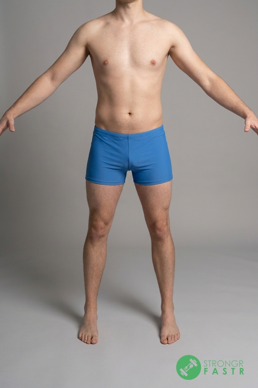 A 6'4", 200 lbs male at about 18% body fat