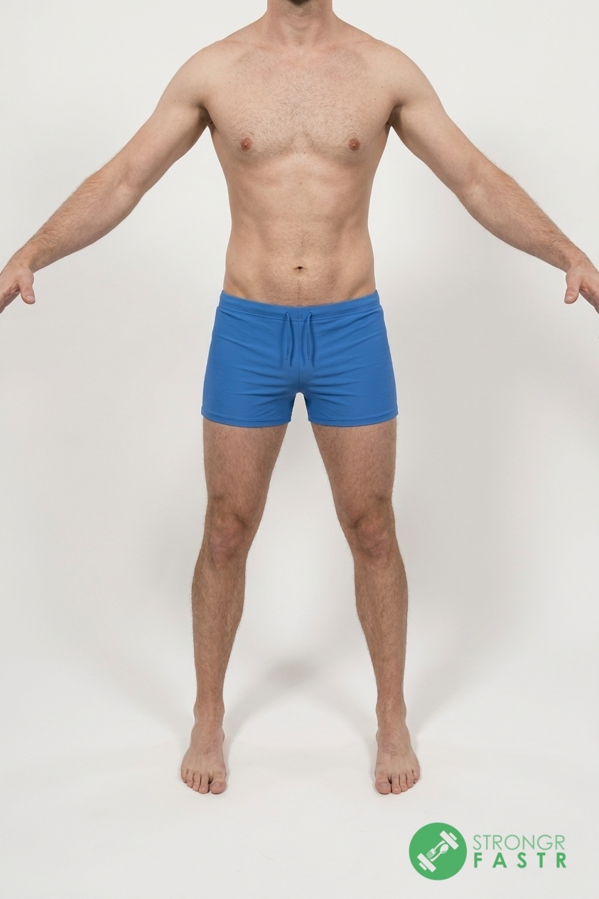 A 5'10", 160 lbs male at about 12% body fat