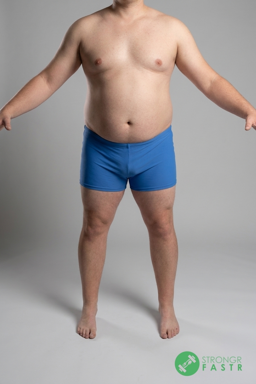 A 5'9", 250 lbs male at about 36% body fat