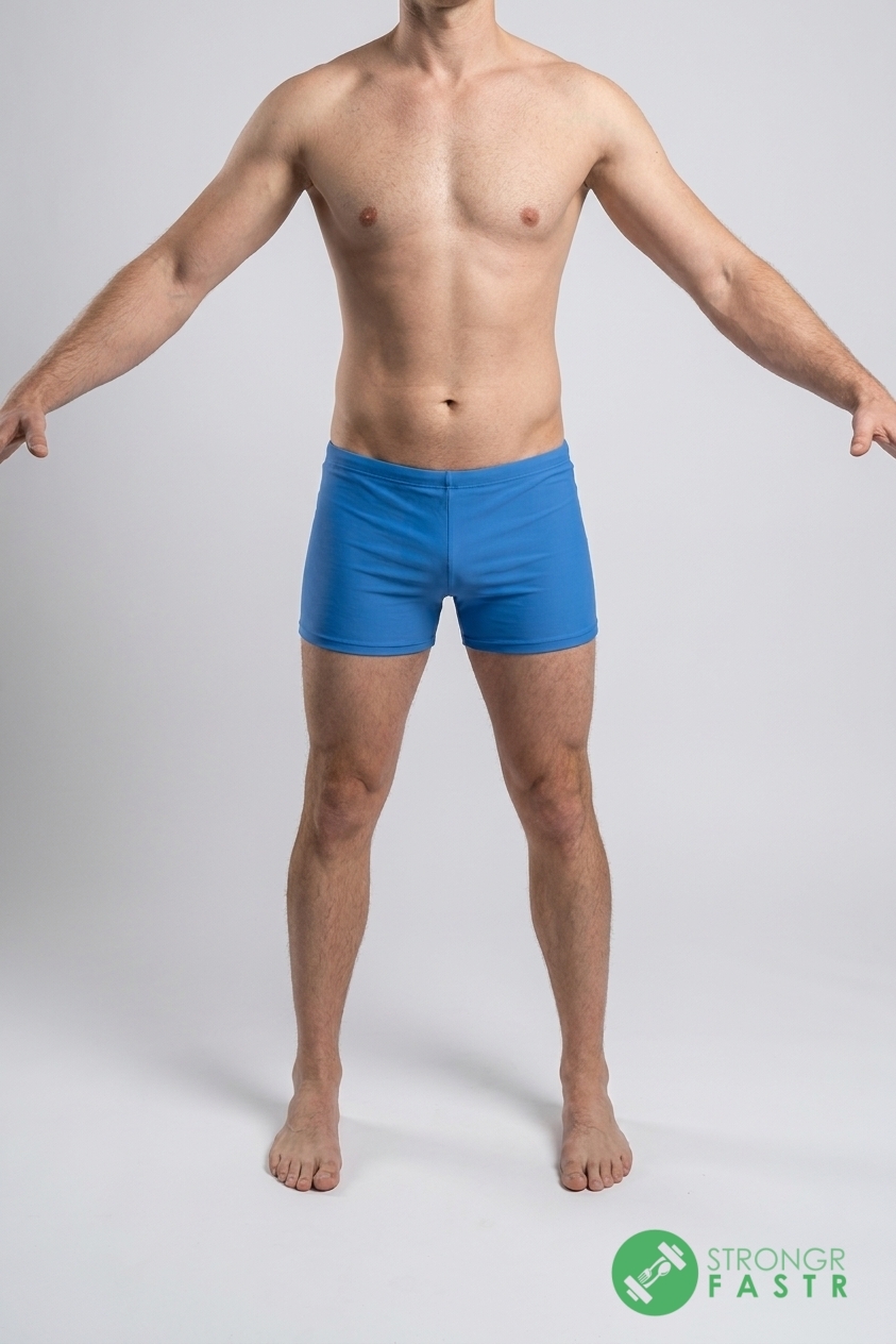 A 6'3", 190 lbs male at about 14% body fat