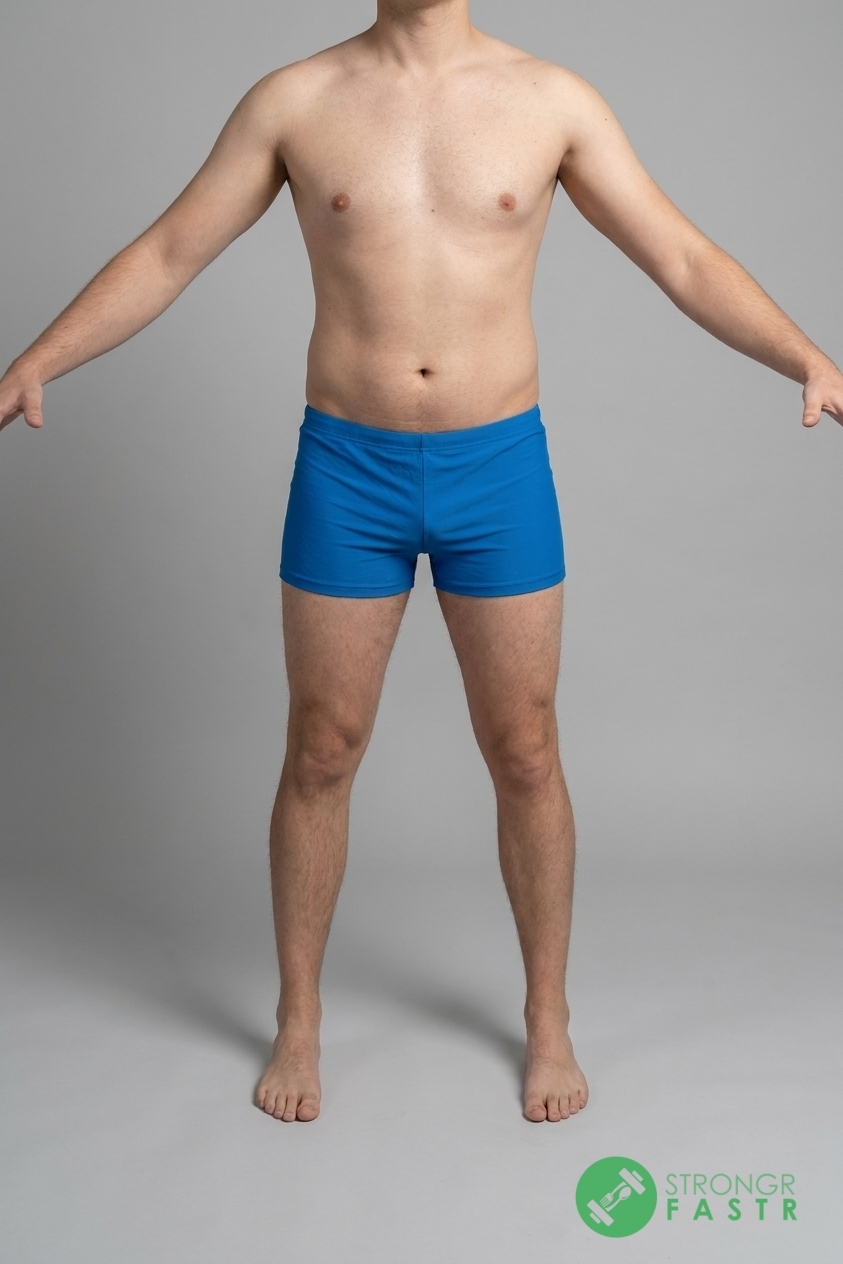 A 6'5", 220 lbs male at about 18% body fat