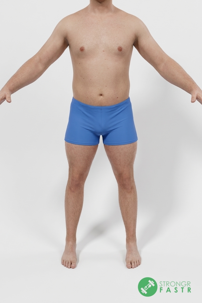 A 6'1", 220 lbs male at about 23% body fat