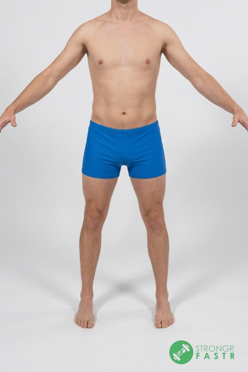 A 5'11", 160 lbs male at about 20% body fat