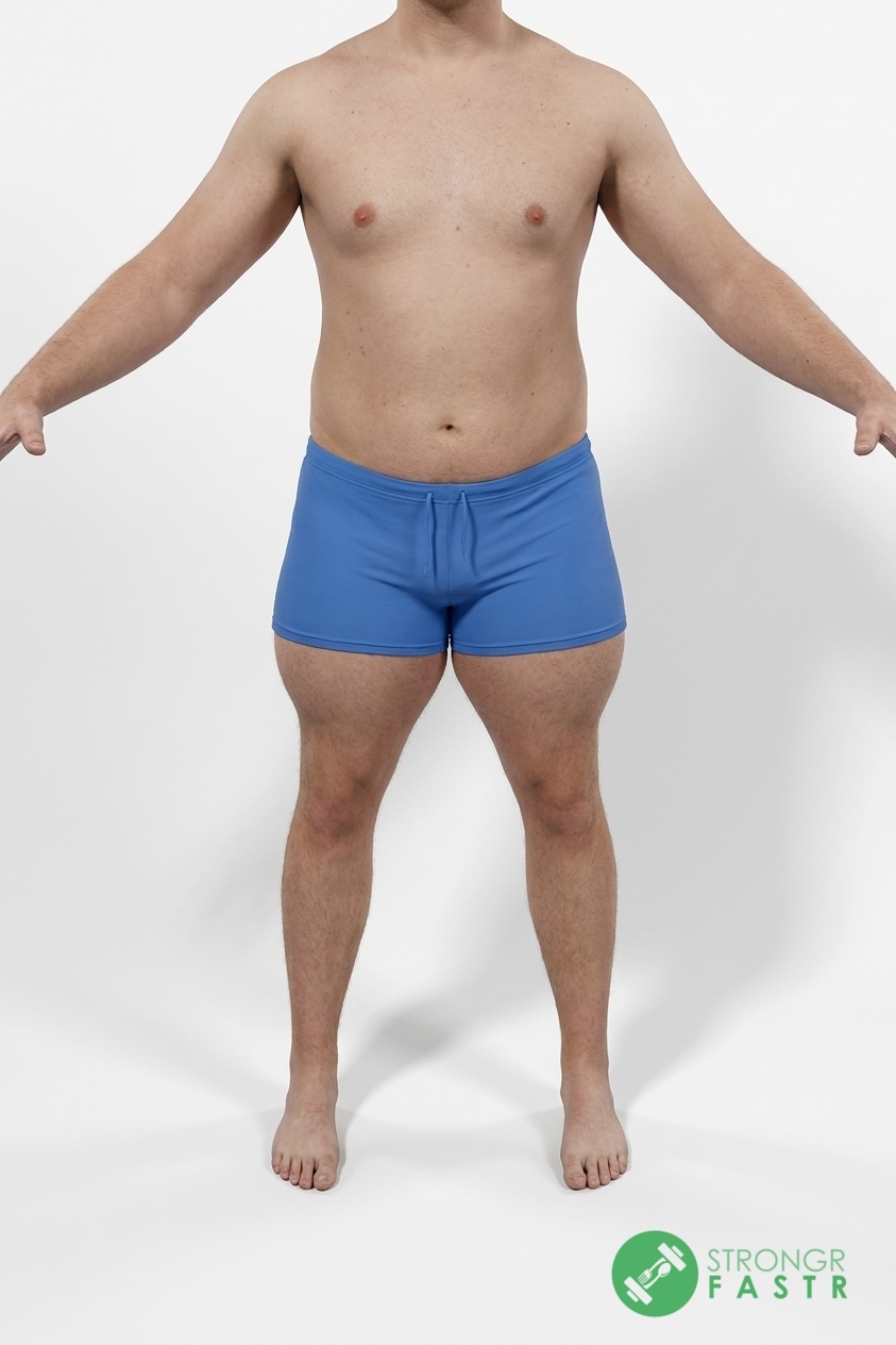 A 5'11", 220 lbs male at about 24% body fat