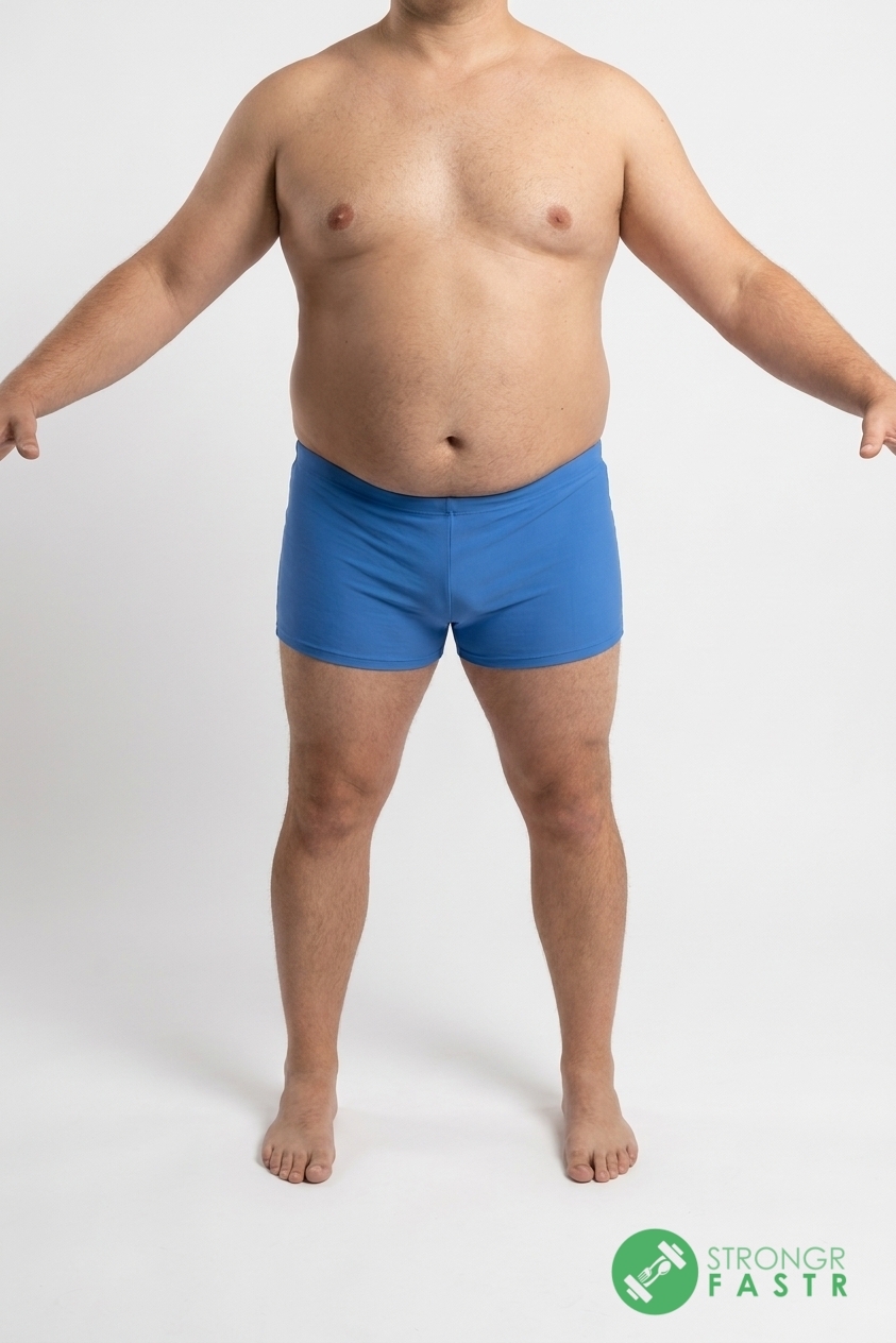 A 5'5", 200 lbs male at about 31% body fat
