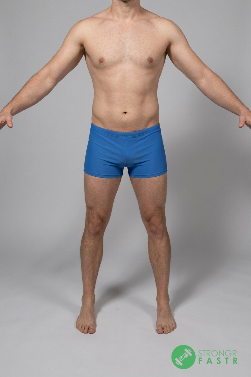 A 6'2", 200 lbs male at about 16% body fat