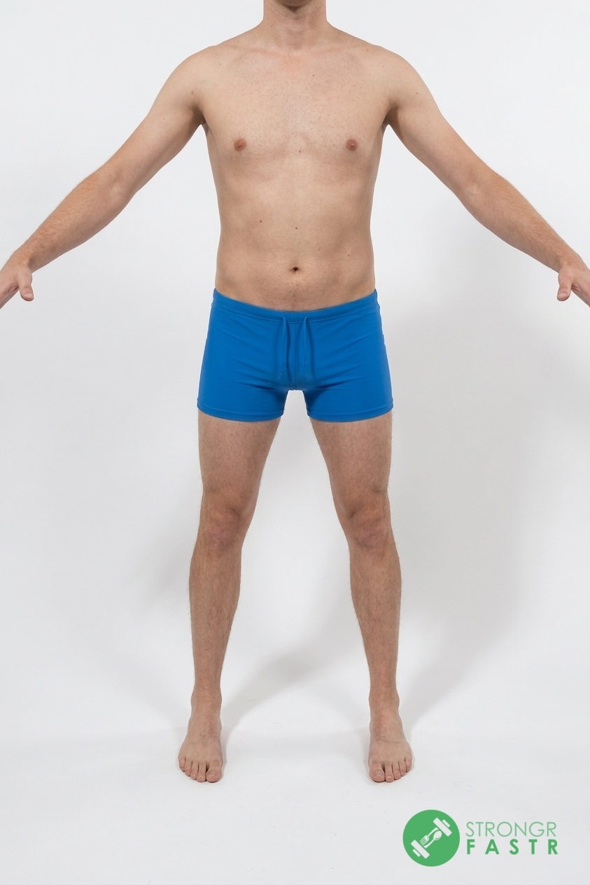 A 5'11", 170 lbs male at about 23% body fat