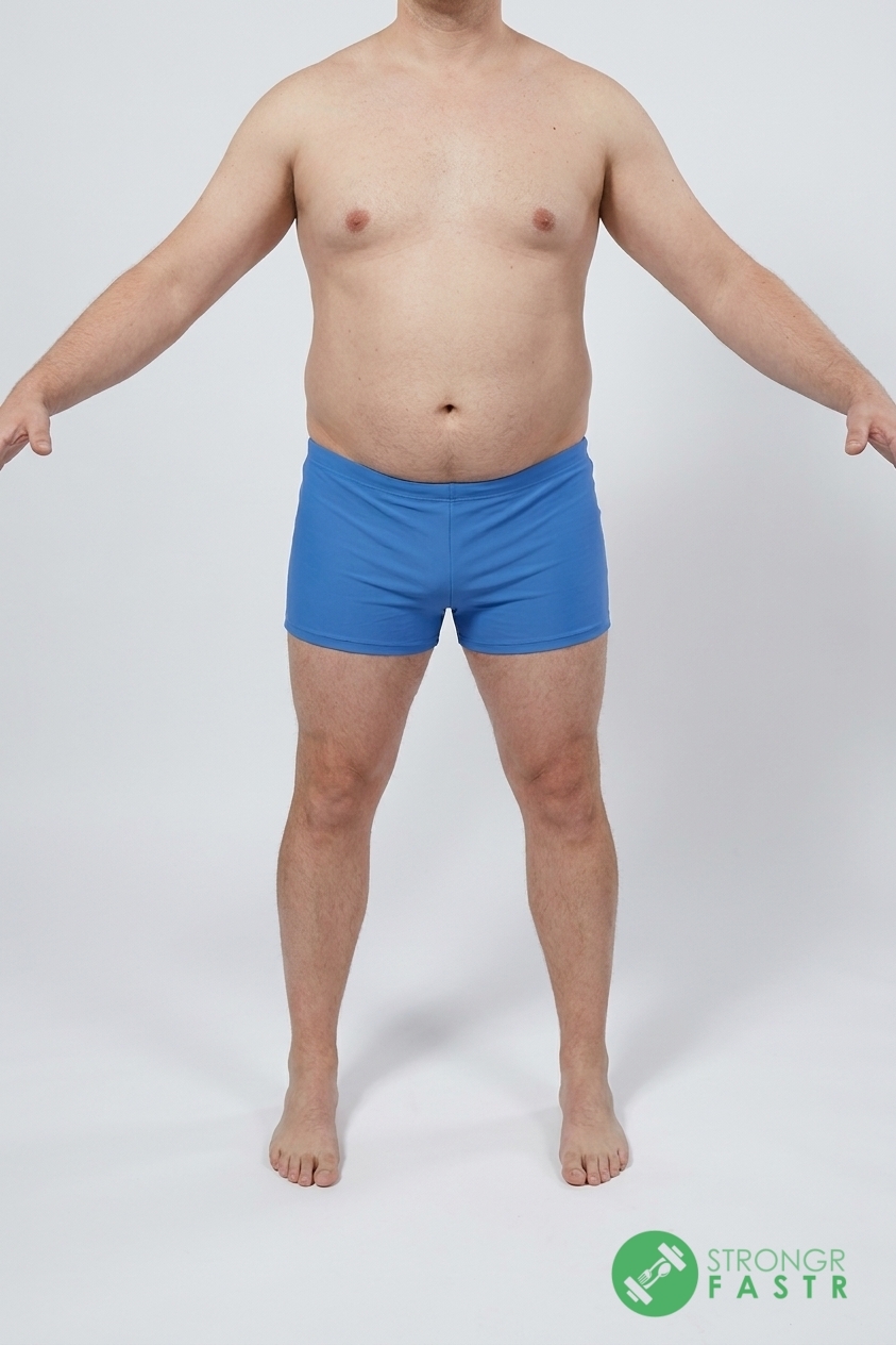A 5'10", 210 lbs male at about 31% body fat
