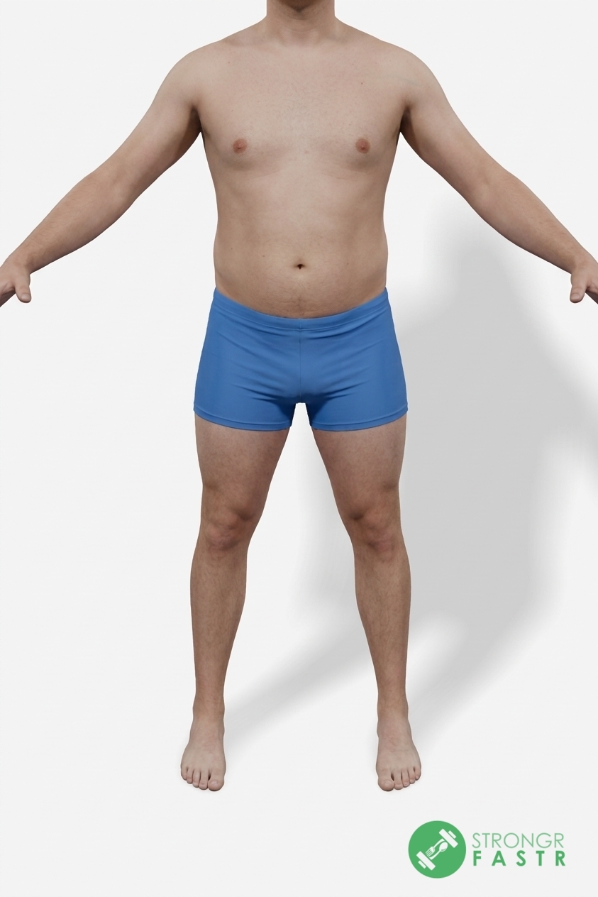 A 5'8", 170 lbs male at about 26% body fat