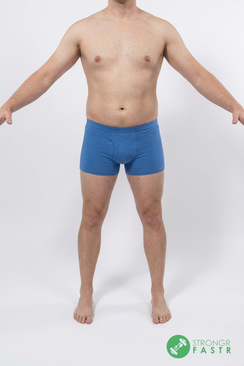 A 6'3", 230 lbs male at about 24% body fat