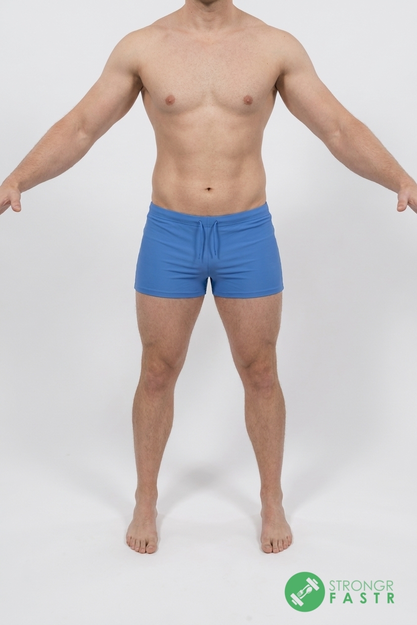 A 6 foot, 210 lbs male at about 15% body fat