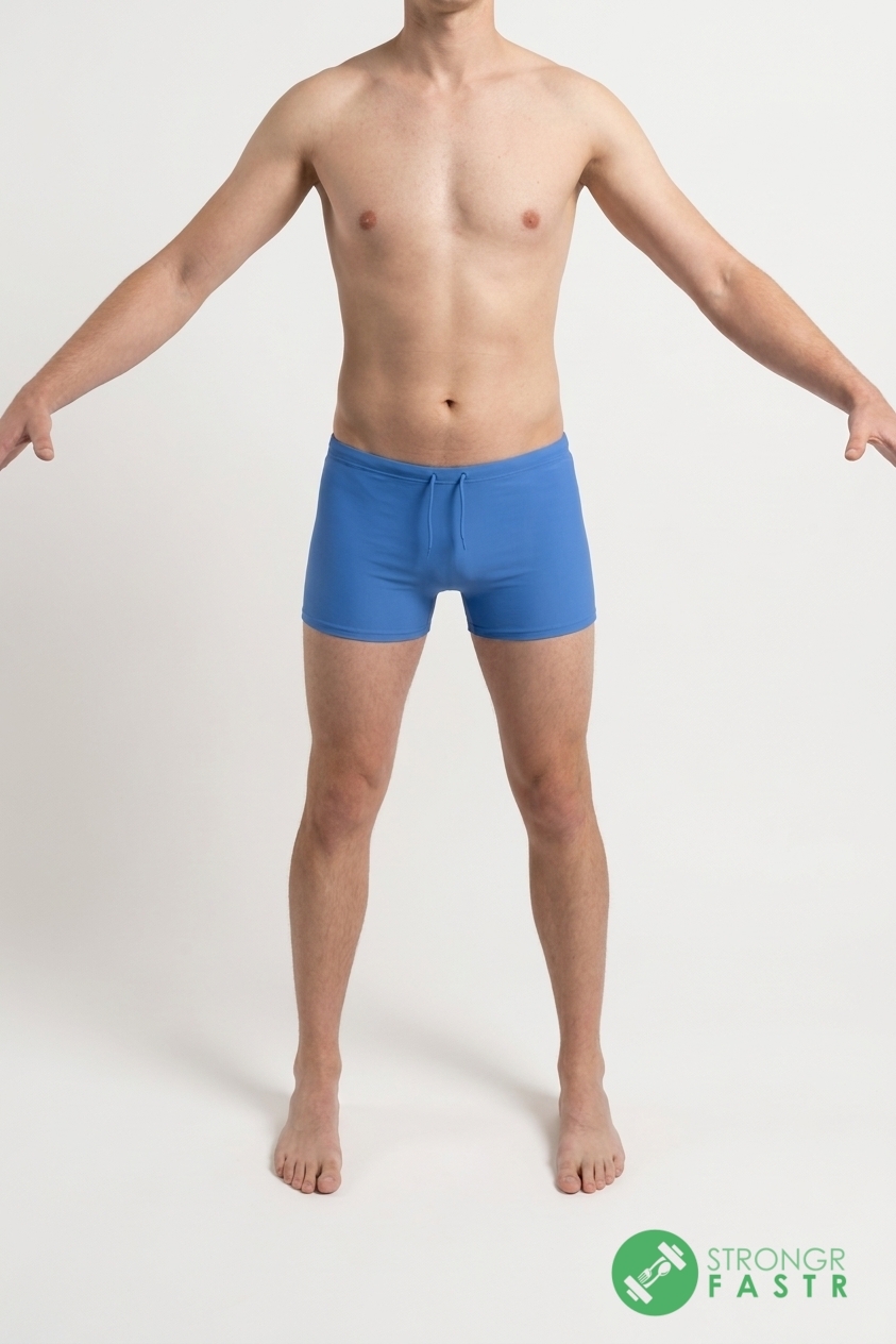A 6'4", 180 lbs male at about 15% body fat