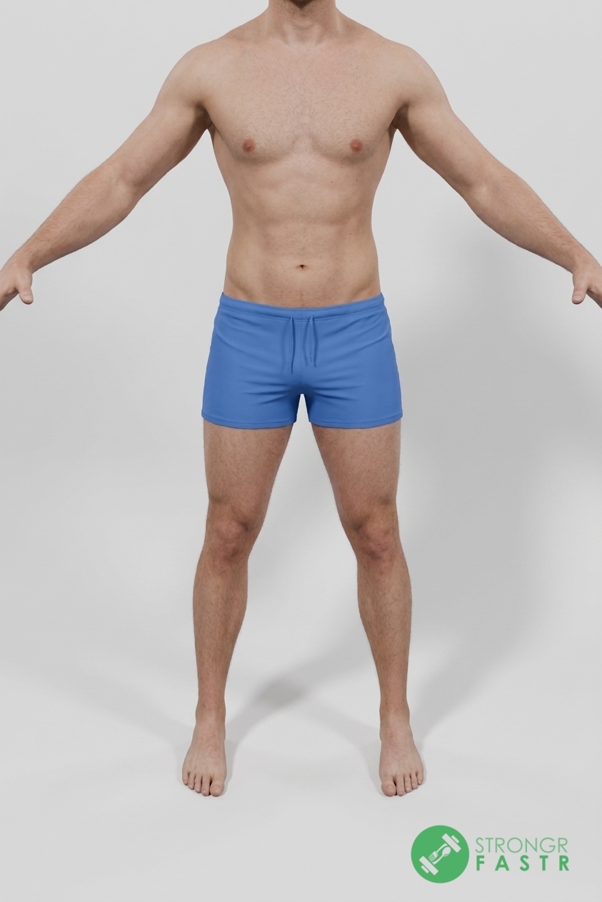 A 5'9", 160 lbs male at about 10% body fat