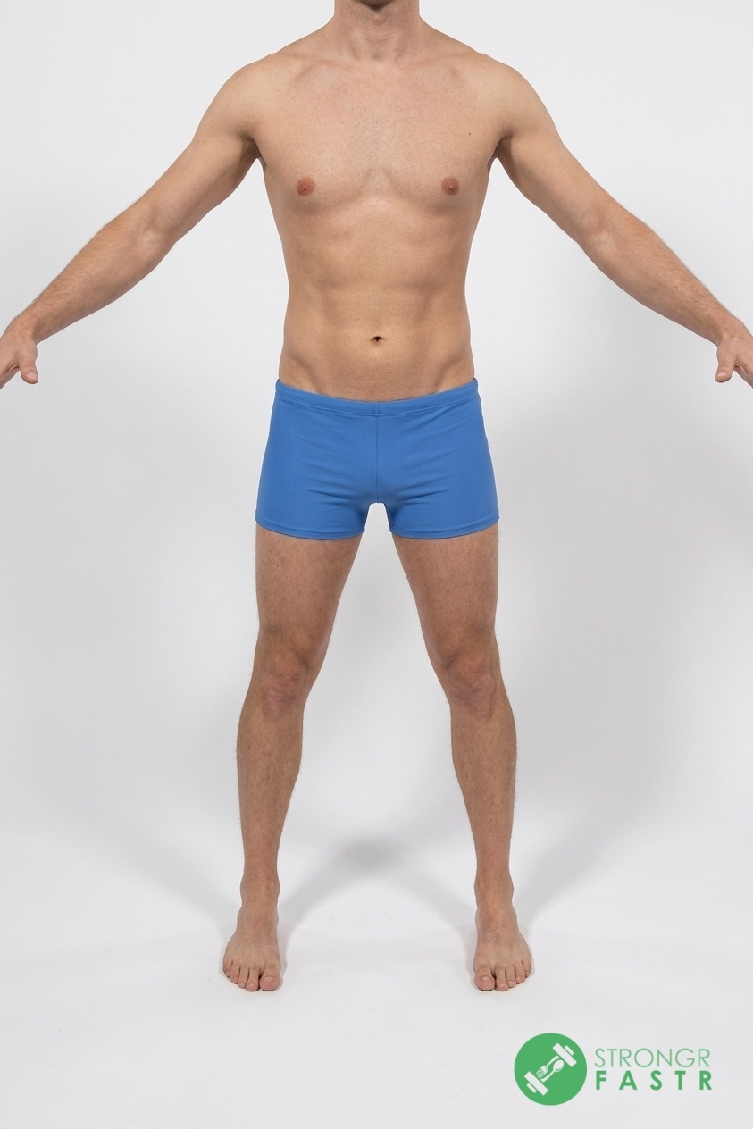 A 5'5", 120 lbs male at about 11% body fat