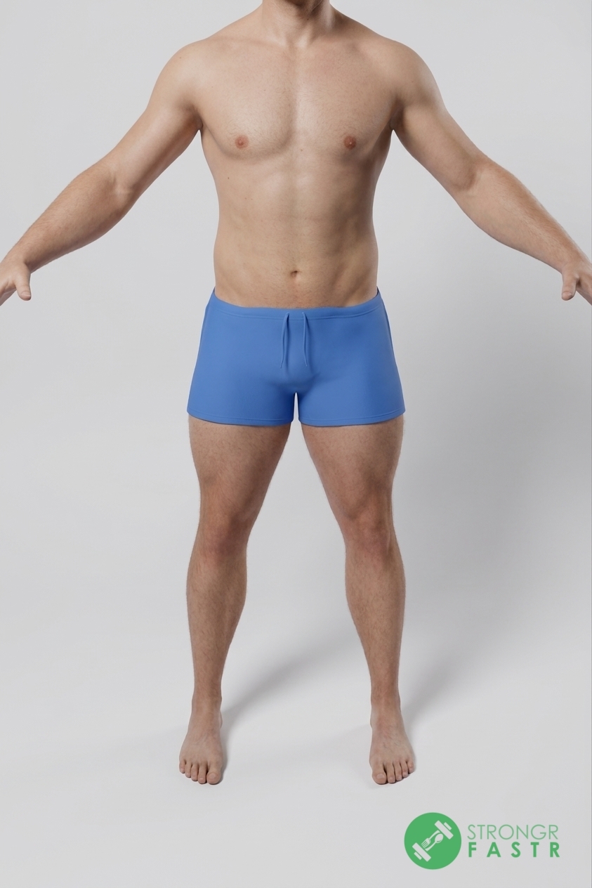 A 6'6", 250 lbs male at about 17% body fat