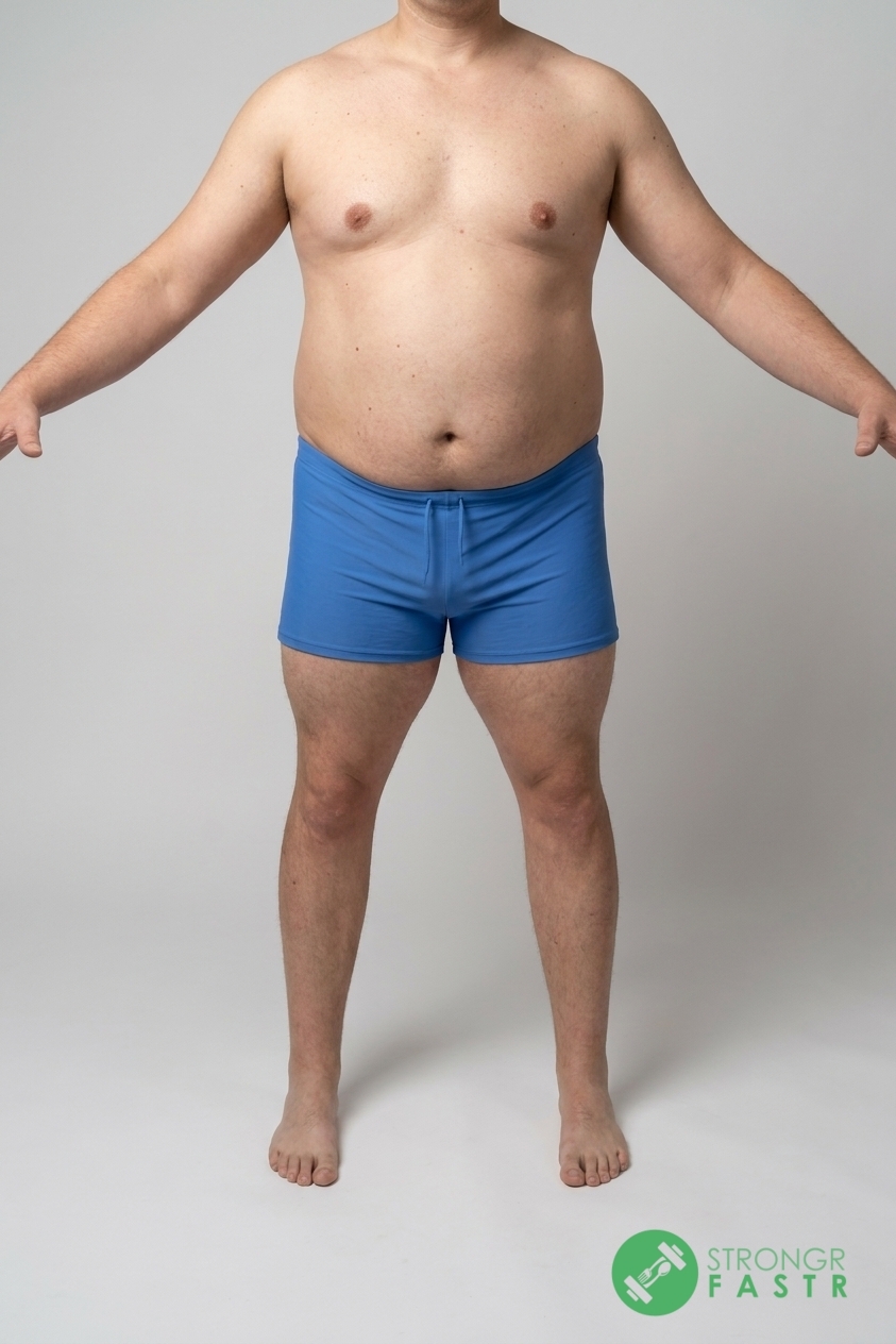 A 5'10", 240 lbs male at about 37% body fat