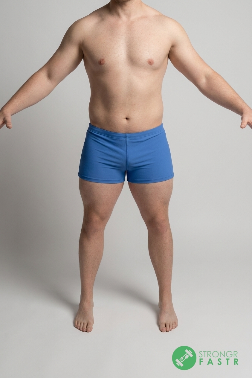 A 5'5", 180 lbs male at about 19% body fat