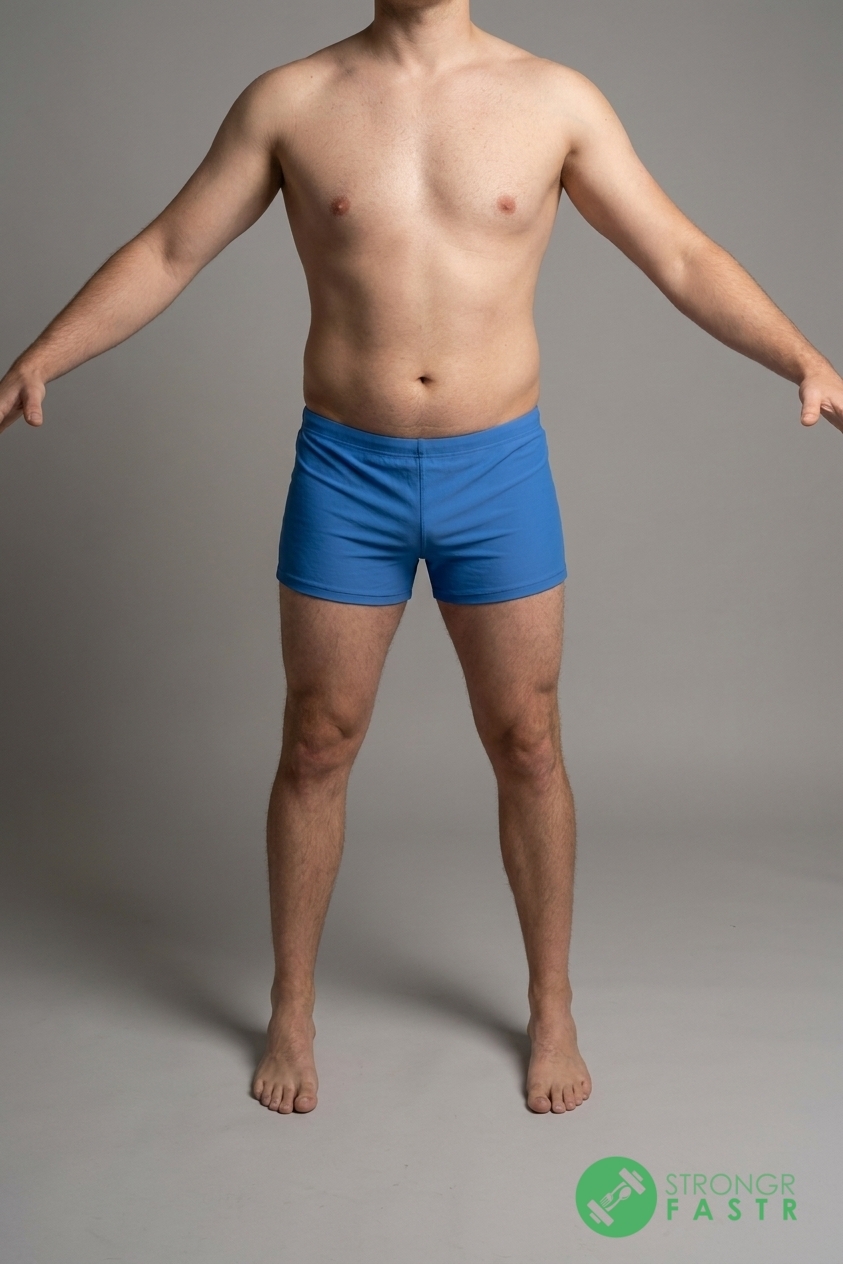 A 5'8", 170 lbs male at about 21% body fat