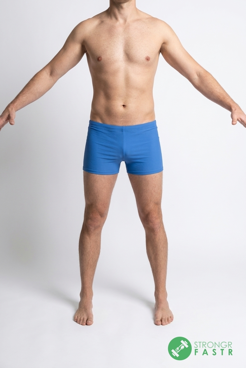 A 6'1", 150 lbs male at about 11% body fat