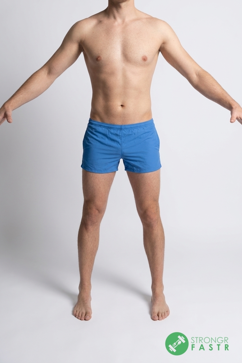 A 5'11", 160 lbs male at about 14% body fat