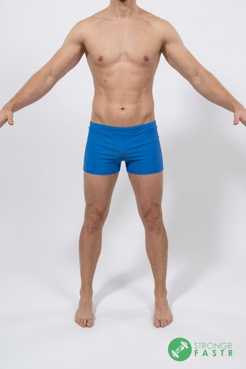 A 6'2", 190 lbs male at about 12% body fat